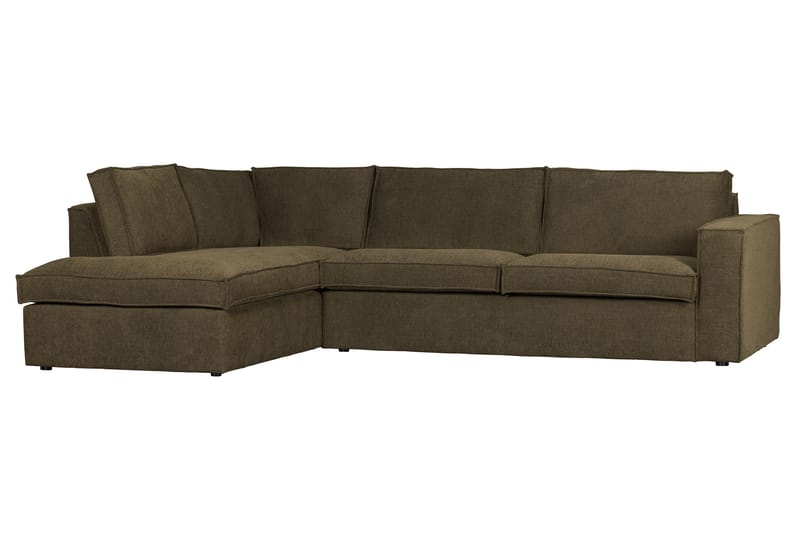 Hearness 3-seters Sofa med Sjeselong Venstre - Grønn - Møbler - Sofaer - Hjørnesofa