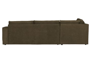Hearness 3-seters Sofa med Sjeselong Venstre - Grønn - Møbler - Sofaer - Sofa med sjeselong - 3 seters sofa med divan