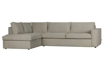 Hearness 3-seters Sofa med Sjeselong Venstre - Natur - Møbler - Sofaer - Sofa med sjeselong - 3 seters sofa med divan