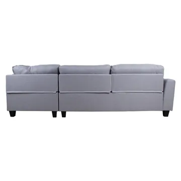 Hjørnesofa Asknor Høyre - Lys grå - Møbler - Sofaer - Sofa med sjeselong