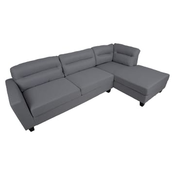 Hjørnesofa Asknor Høyre - Mørk grå - Møbler - Sofaer - Sofa med sjeselong
