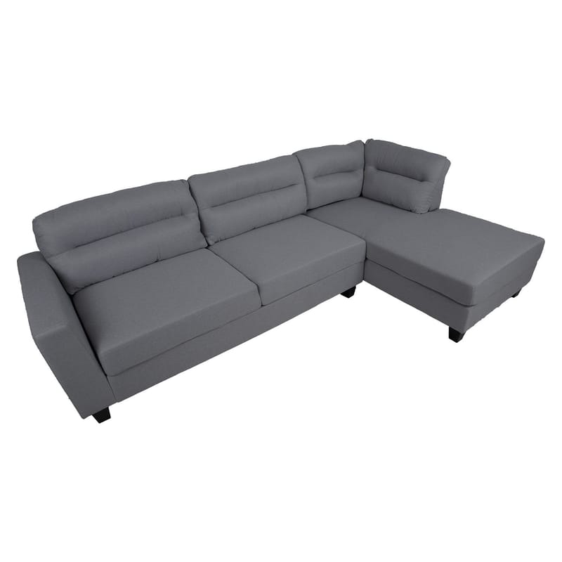 Hjørnesofa Asknor Høyre - Mørk grå - Møbler - Sofaer - Hjørnesofa - Hjørnesofa med divan