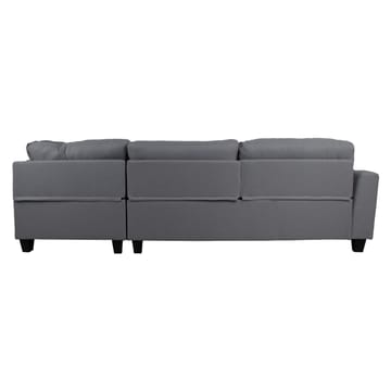 Hjørnesofa Asknor Høyre - Mørk grå - Møbler - Sofaer - Sofa med sjeselong