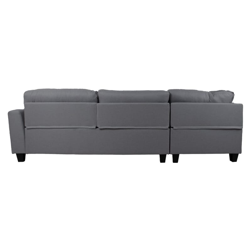Hjørnesofa Asknor Venstre - Mørk grå - Møbler - Sofaer - Hjørnesofa - Hjørnesofa med divan