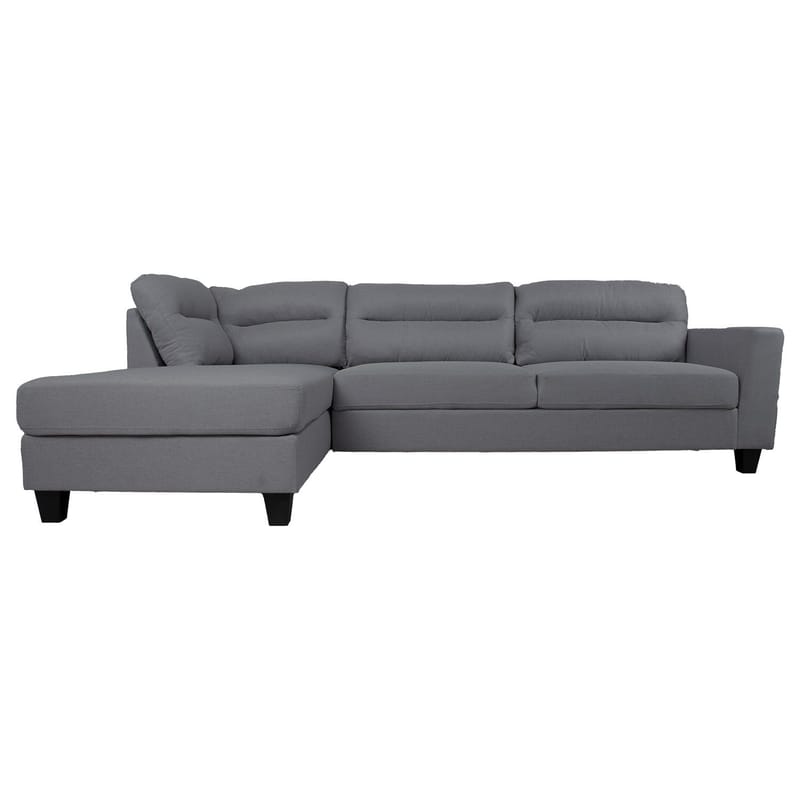 Hjørnesofa Asknor Venstre - Mørk grå - Møbler - Sofaer - Hjørnesofa - Hjørnesofa med divan