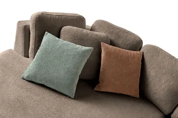 Hjørnesofa Atelier Del Sofa Venezia Venstre (310 x 75 x 105 cm) Mørk brun - Mørkebrun - Møbler - Sofaer - Hjørnesofa