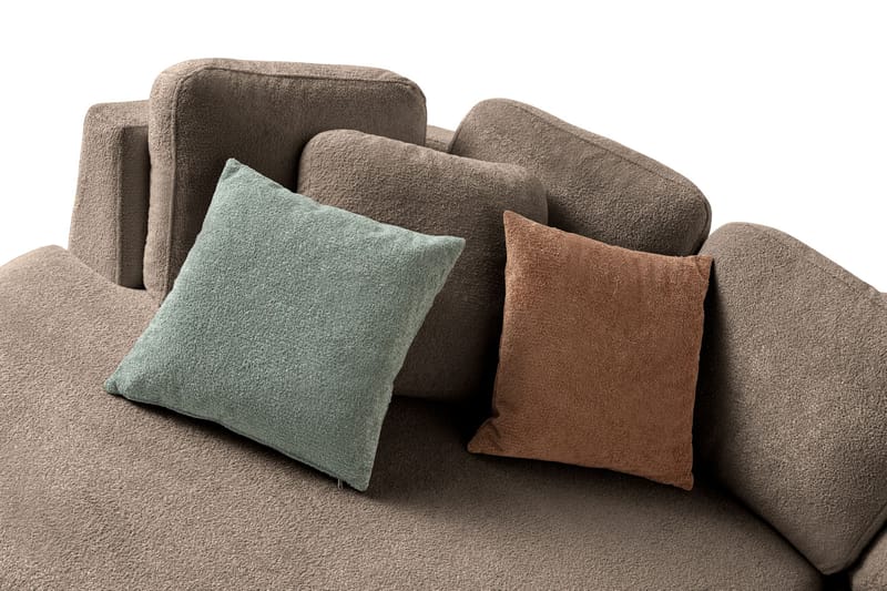 Hjørnesofa Atelier Del Sofa Venezia Venstre (310 x 75 x 105 cm) Mørk brun - Mørkebrun - Møbler - Sofaer - Hjørnesofa