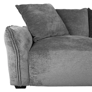 Hjørnesofa Denvi Høyre - Grå - Møbler - Sofaer - Sofa med sjeselong