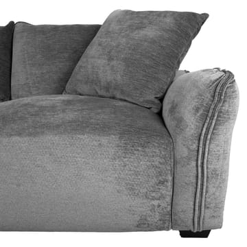Hjørnesofa Denvi Venstre - Grå - Møbler - Sofaer - Sofa med sjeselong