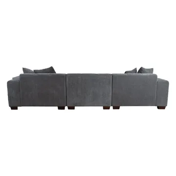 Hjørnesofa Hjelor Høyre - Grå - Møbler - Sofaer - Sofa med sjeselong