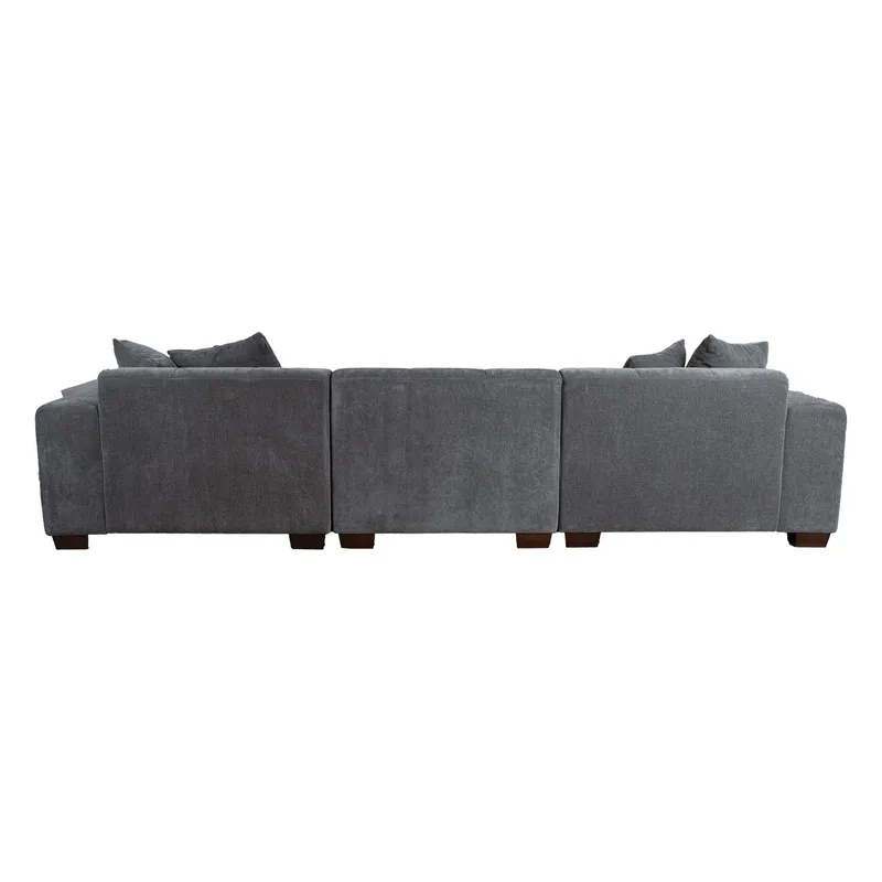 Hjørnesofa Hjelor Høyre - Grå - Møbler - Sofaer - Hjørnesofa - Hjørnesofa med divan