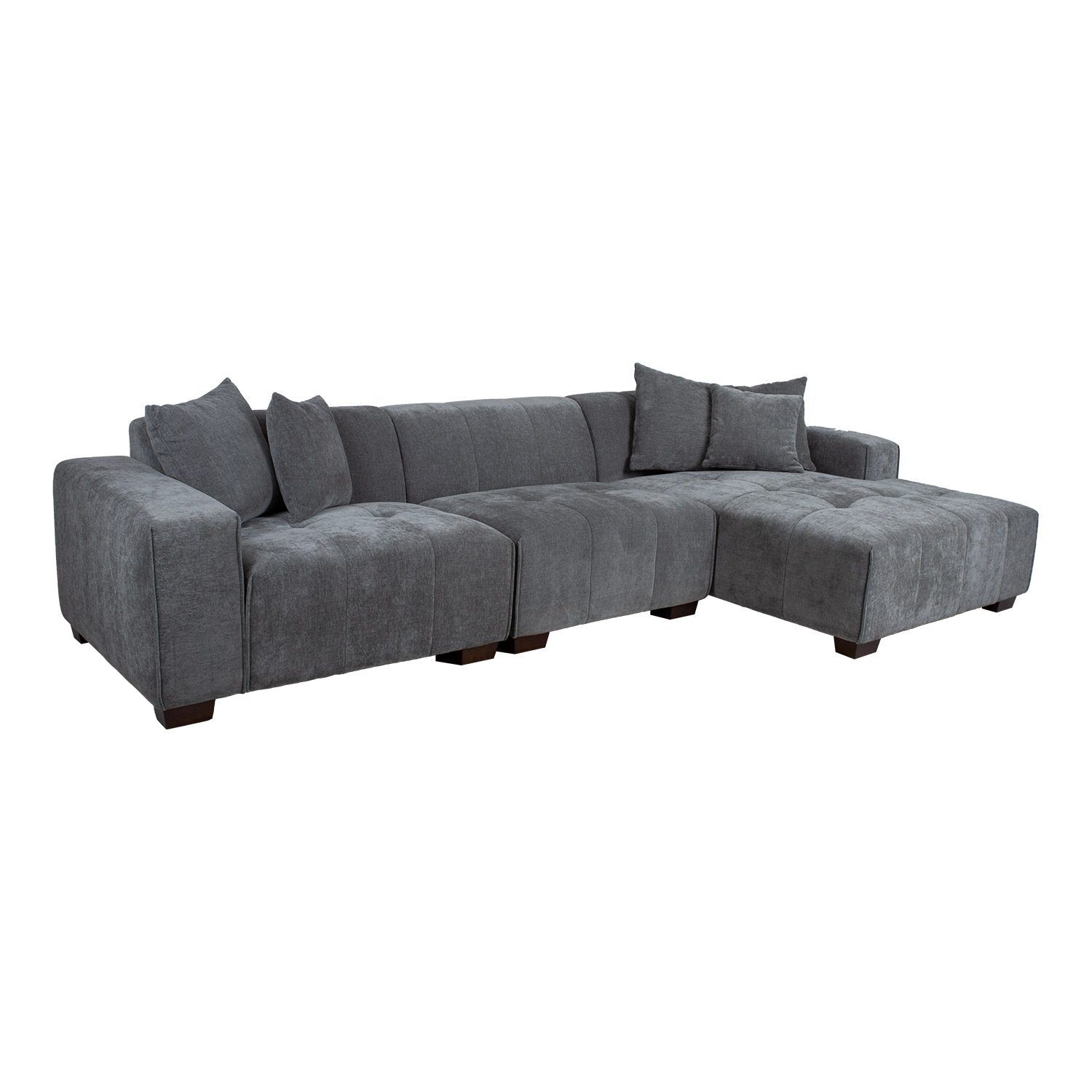 Hjørnesofa Hjelor Høyre - Grå