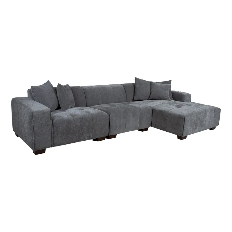 Hjørnesofa Hjelor Høyre, Grå
