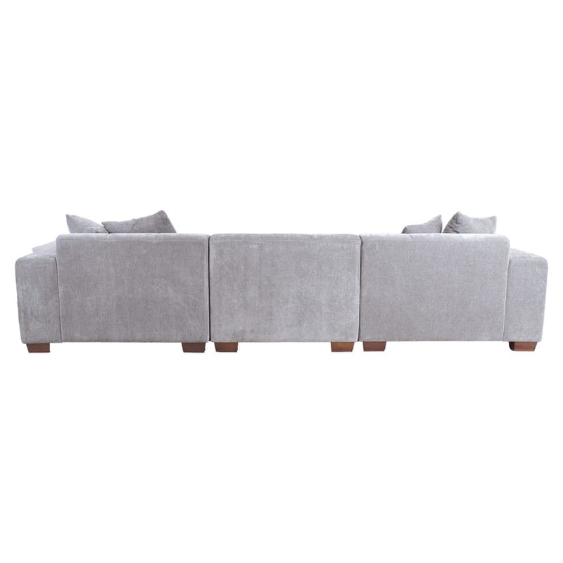 Hjørnesofa Hjelor Høyre - Lys grå - Møbler - Sofaer - Hjørnesofa - Hjørnesofa med divan