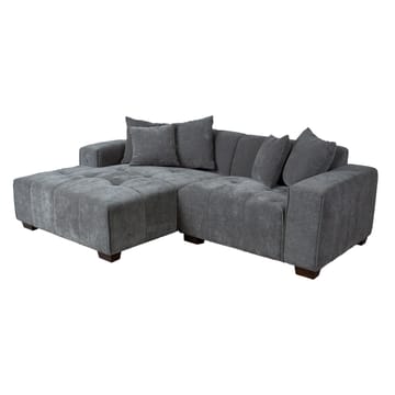 Hjørnesofa Hjelor Venstre - Grå - Møbler - Sofaer - Sofa med sjeselong