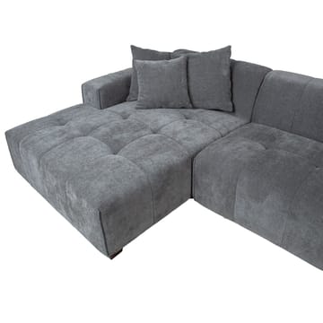 Hjørnesofa Hjelor Venstre - Grå - Møbler - Sofaer - Sofa med sjeselong