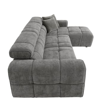 Hjørnesofa HOME4YOU BELISMA høyre hjørne Beige - beige - Møbler - Sofaer - Sofa med sjeselong