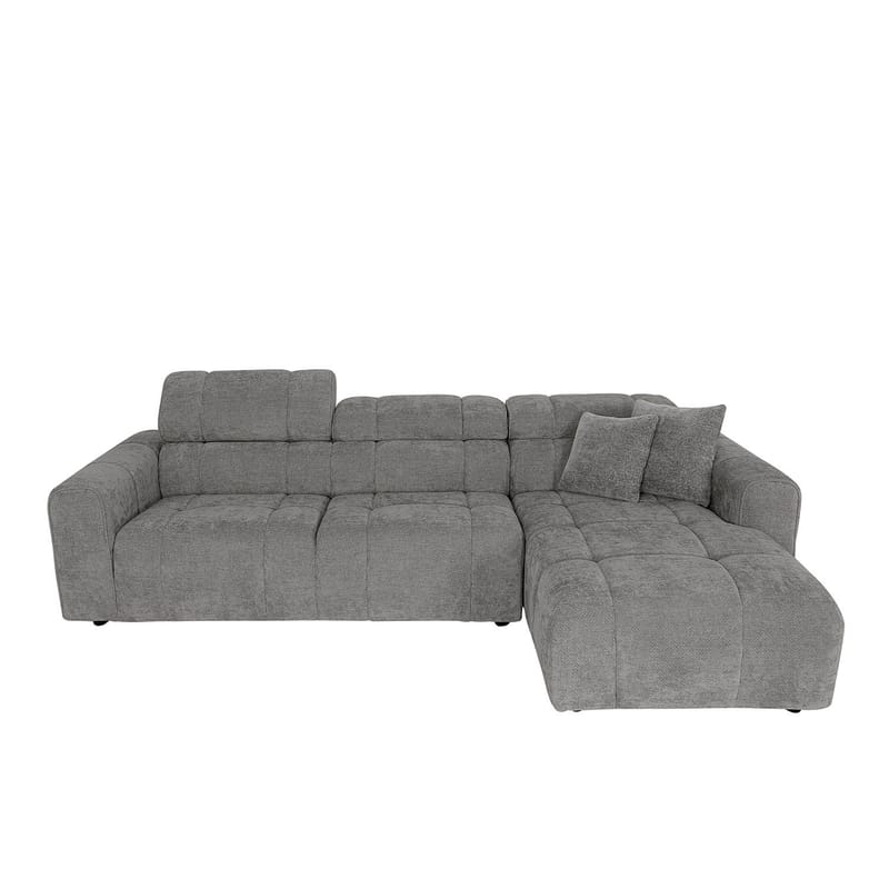 Hjørnesofa HOME4YOU BELISMA høyre hjørne Beige - beige - Møbler - Sofaer - Hjørnesofa - Hjørnesofa med divan