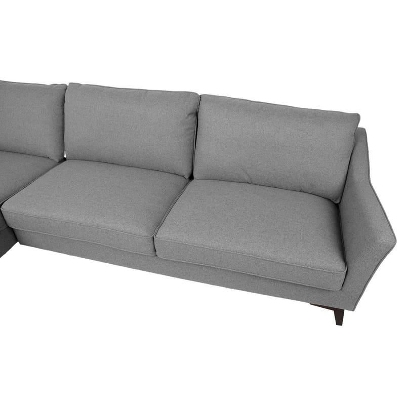 Hjørnesofa HOME4YOU Birgit venstre hjørne grå - grå - Møbler - Sofaer - Hjørnesofa - Hjørnesofa med divan