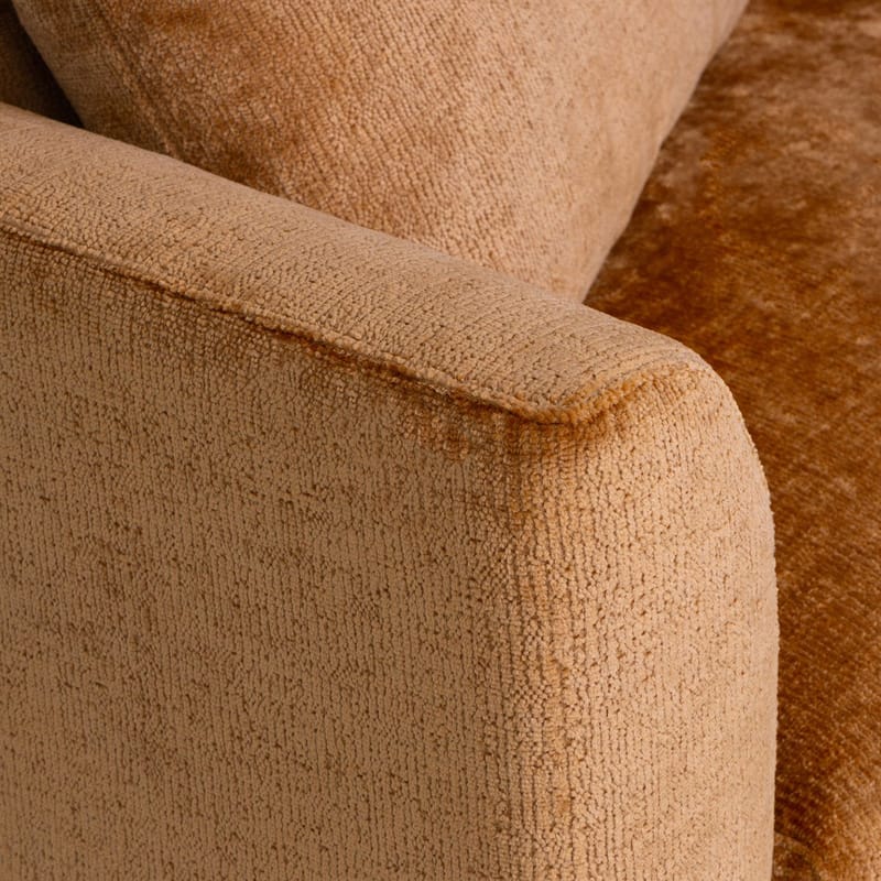 Hjørnesofa HOME4YOU Lartes brun Høyre hjørne - Brun - Møbler - Sofaer - Hjørnesofa - Hjørnesofa med divan