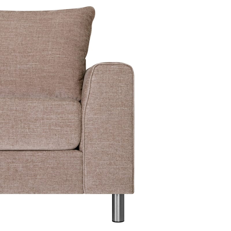 Hjørnesofa HOME4YOU Leila venstre hjørne - Beige - Møbler - Sofaer - Hjørnesofa - Hjørnesofa med divan