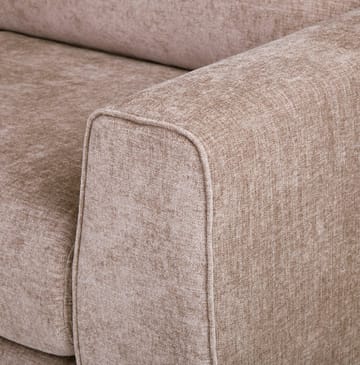 Hjørnesofa HOME4YOU Leila venstre hjørne - Beige - Møbler - Sofaer - Sofa med sjeselong