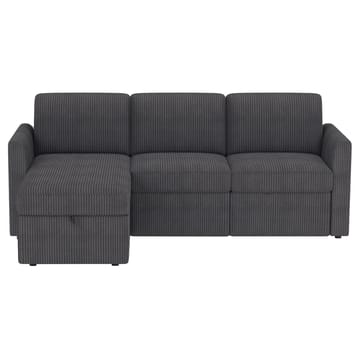 Hjørnesofa Loft24 Nordhus Antrasittgrå Kordfløyel - Antrasitt - Møbler - Sofaer - Hjørnesofa - Hjørnesofa med divan