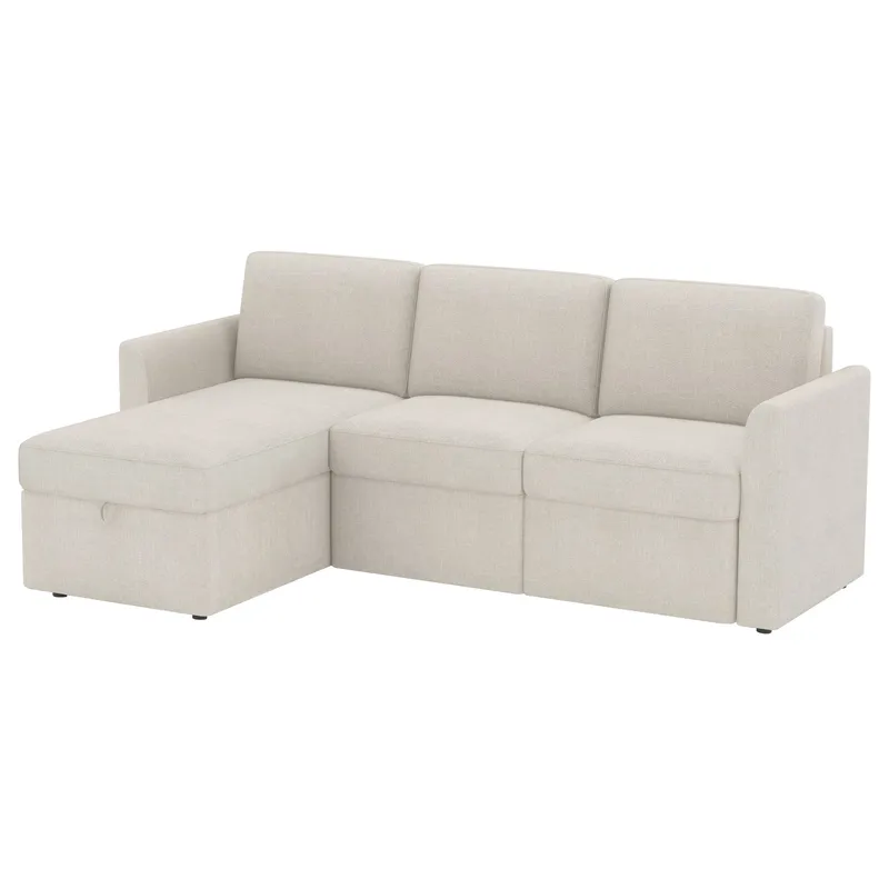 Hjørnesofa Loft24 Nordhus Krem Løkkestoff, Kremfarget