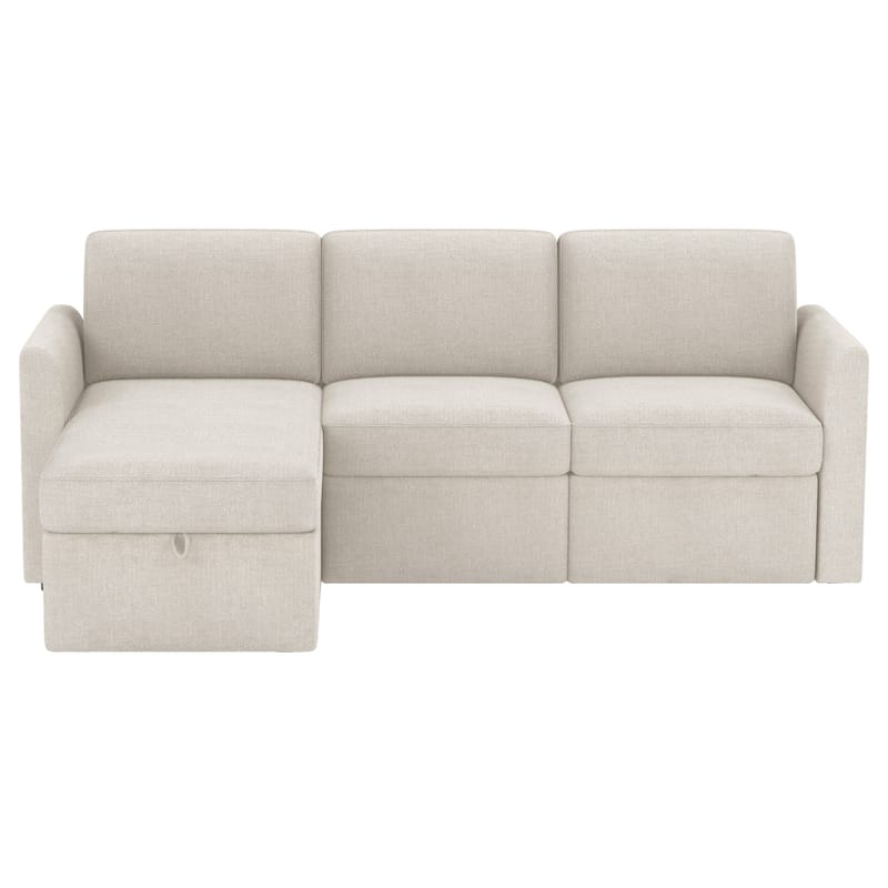 Hjørnesofa Loft24 Nordhus Krem Løkkestoff - Kremfarget - Møbler - Sofaer - Hjørnesofa - Hjørnesofa med divan