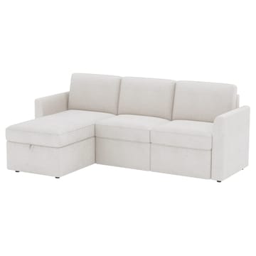 Hjørnesofa Loft24 Nordhus Krem Løkkestoff - Kremfarget - Møbler - Sofaer - Hjørnesofa - Hjørnesofa med divan