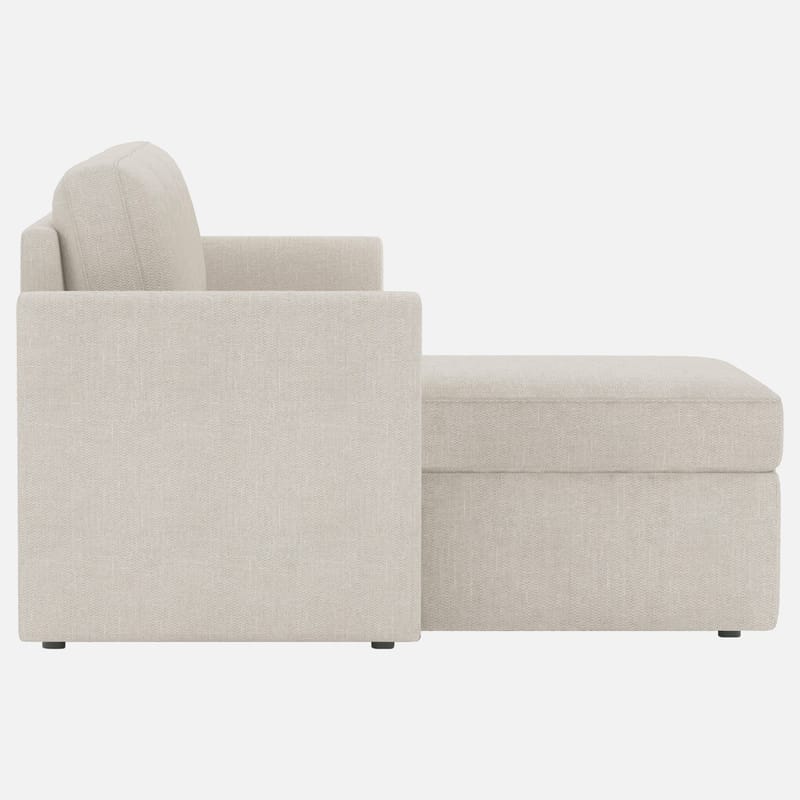 Hjørnesofa Loft24 Nordhus Krem Løkkestoff - Kremfarget - Møbler - Sofaer - Hjørnesofa - Hjørnesofa med divan
