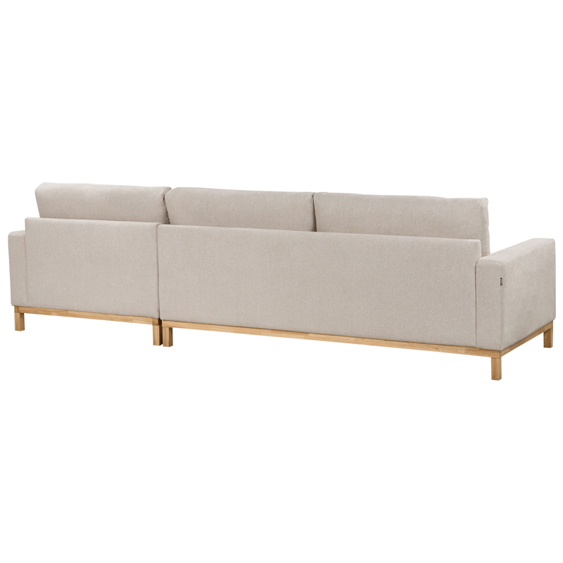 Hjørnesofa Siggard - Beige - Møbler - Sofaer - Sofa med sjeselong - 4 seters sofa med divan