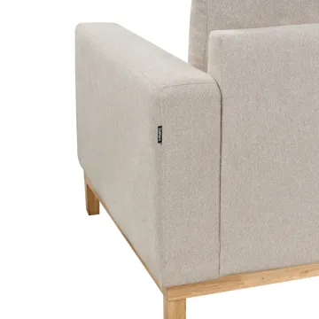 Hjørnesofa Siggard - Beige - Møbler - Sofaer - Sofa med sjeselong - 4 seters sofa med divan
