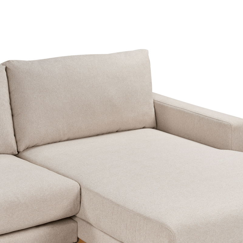 Hjørnesofa Siggard - Beige - Møbler - Sofaer - Sofa med sjeselong - 4 seters sofa med divan