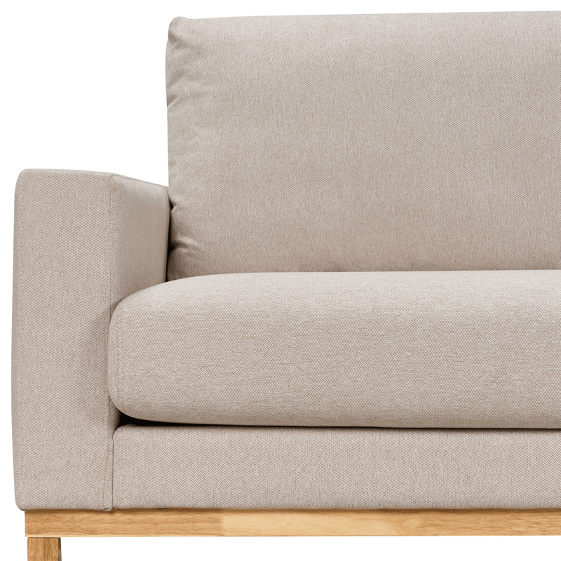 Hjørnesofa Siggard - Beige - Møbler - Sofaer - Sofa med sjeselong - 4 seters sofa med divan