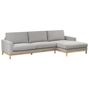 Hjørnesofa Siggard - Grå - Møbler - Sofaer - Sofa med sjeselong - 4 seters sofa med divan