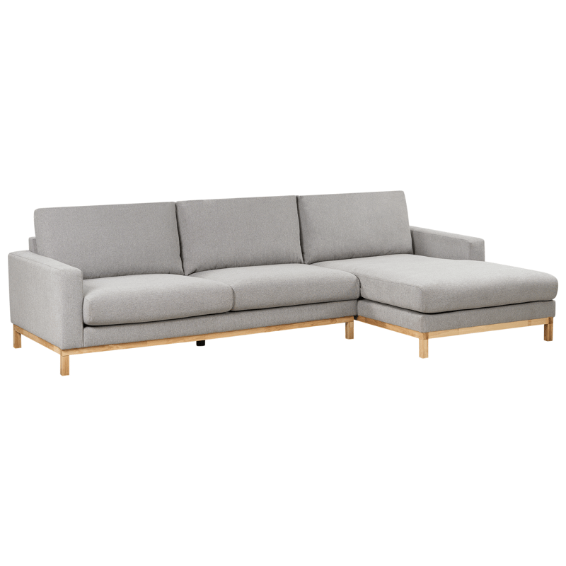 Hjørnesofa Siggard - Grå - Møbler - Sofaer - Sofa med sjeselong - 4 seters sofa med divan