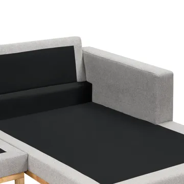 Hjørnesofa Siggard - Grå - Møbler - Sofaer - Sofa med sjeselong - 4 seters sofa med divan