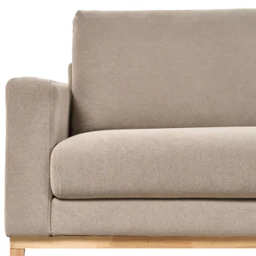 Hjørnesofa Siggard - Taupe - Møbler - Sofaer - Sofa med sjeselong - 4 seters sofa med divan