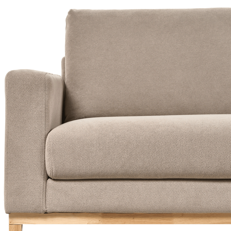 Hjørnesofa Siggard - Taupe - Møbler - Sofaer - Sofa med sjeselong - 4 seters sofa med divan