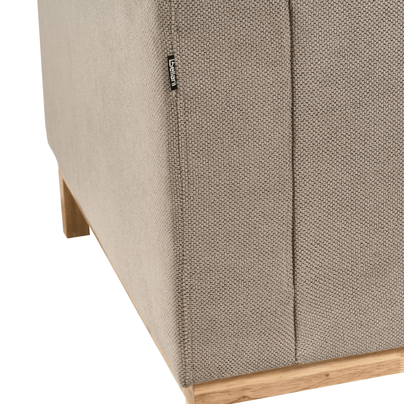 Hjørnesofa Siggard - Taupe - Møbler - Sofaer - Sofa med sjeselong - 4 seters sofa med divan