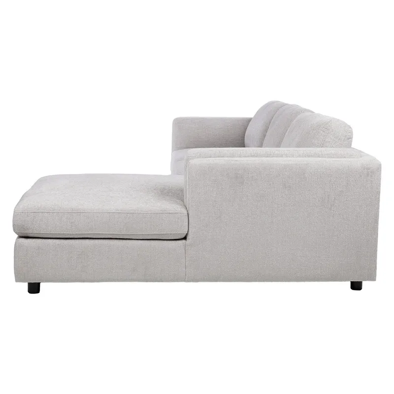 Hjørnesofa Ulnora Høyre - Grå - Møbler - Sofaer - Hjørnesofa - Hjørnesofa med divan