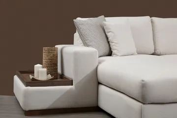 Huelva Divansofa - Beige - Møbler - Sofaer - Hjørnesofa - Hjørnesofa med divan
