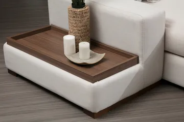 Huelva Divansofa - Beige - Møbler - Sofaer - Hjørnesofa - Hjørnesofa med divan