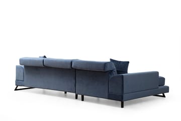 Jaraad Divansofa 3-seters - Blå - Møbler - Sofaer - Sofa med sjeselong - 3 seters sofa med divan