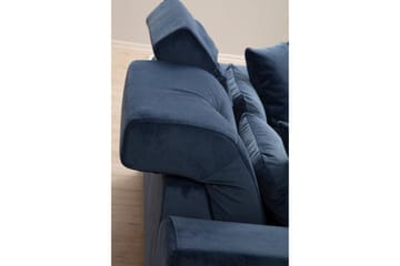 Jaraad Divansofa 3-seters - Blå - Møbler - Sofaer - Sofa med sjeselong - 3 seters sofa med divan