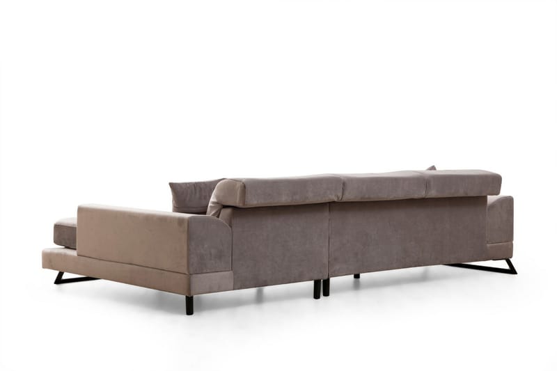 Jaraad Divansofa 3-seters - Grå - Møbler - Sofaer - Sofa med sjeselong