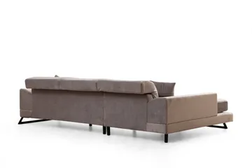 Jaraad Divansofa 3-seters - Grå - Møbler - Sofaer - Sofa med sjeselong - 3 seters sofa med divan