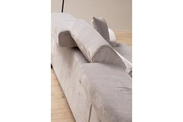 Jaraad Divansofa 3-seters - Grå - Møbler - Sofaer - Sofa med sjeselong - 3 seters sofa med divan