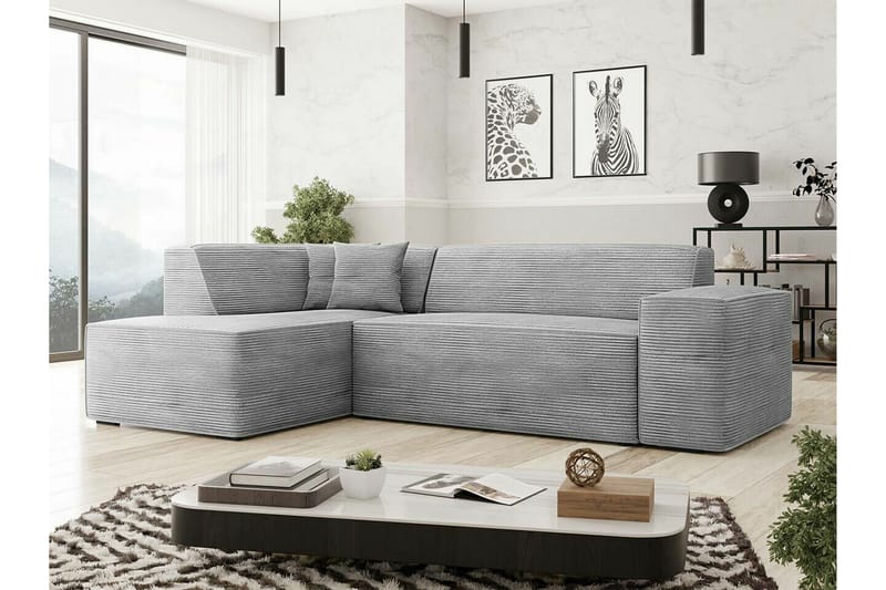 Kintore 3-seters Hjørnesofa - Beige - Møbler - Sofaer - Hjørnesofa